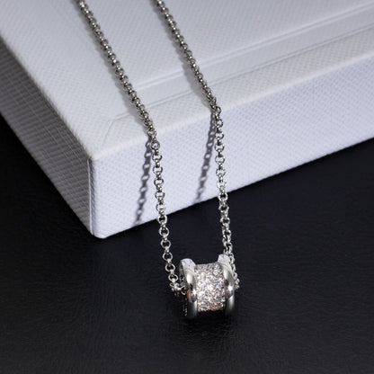 [Noble Jewelry]ZERO 1 SILVER DIAMOND NECKLACE