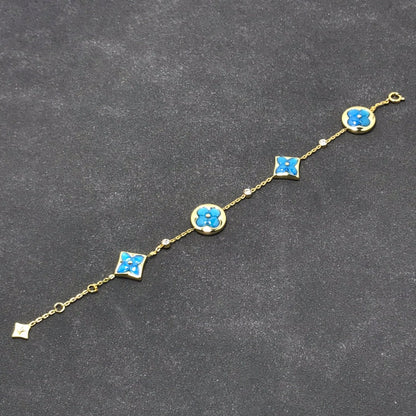 [Noble Jewelry]STAR AND SUN TURQUOISE 4 MOTIFS 3 DIAMONDS