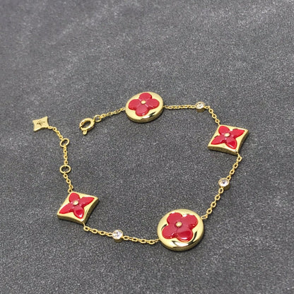 [Noble Jewelry]STAR AND SUN CARNELIAN 4 MOTIFS 3 DIAMONDS