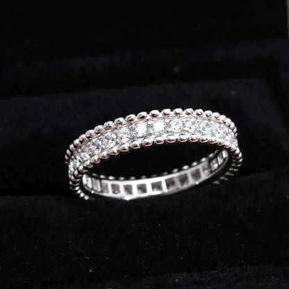 [Noble Jewelry]PERLEE DIAMOND SILVER RING