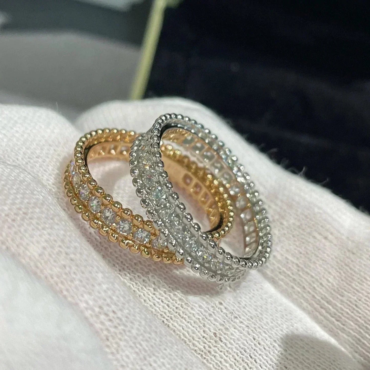 [Noble Jewelry]PERLEE DIAMOND ROSE GOLD RING