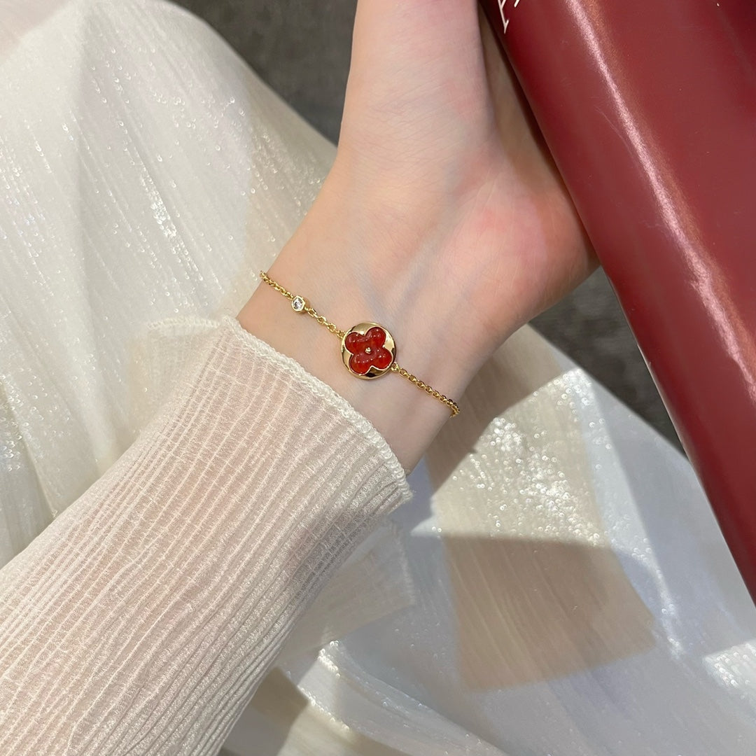 [Noble Jewelry]SUN PEDANT CARNELIAN BRACELET