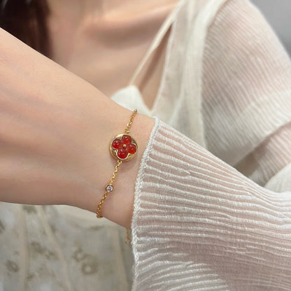 [Noble Jewelry]SUN PEDANT CARNELIAN BRACELET