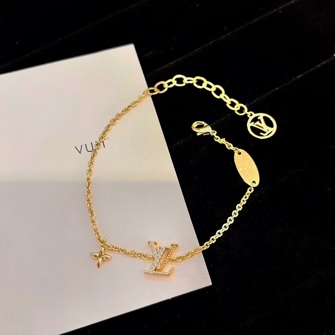 [Noble Jewelry] LOGO STAR MOTIF GOLD BRACELET