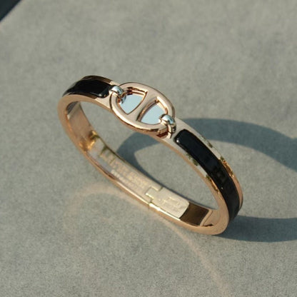 [Noble Jewelry]CLIC CHAINE PINK GOLD BRACELET