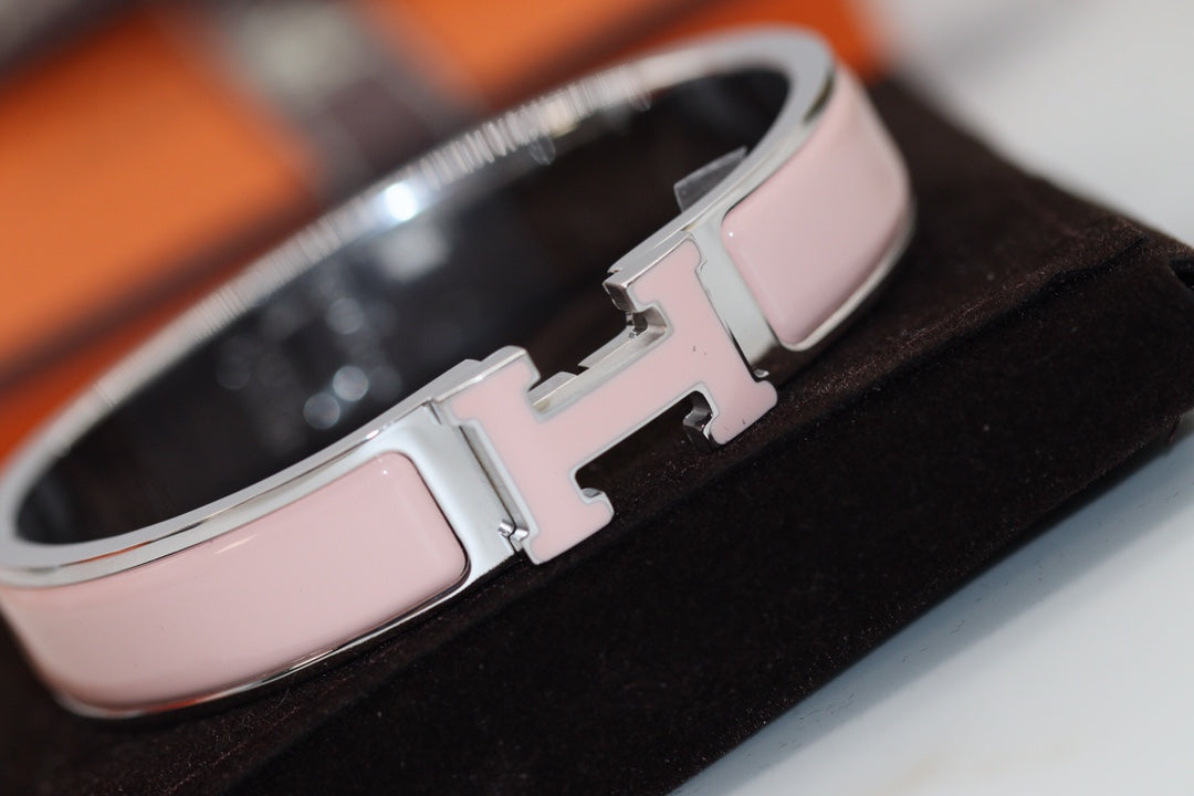 [Noble Jewelry]H BRACELET 12MM PINK