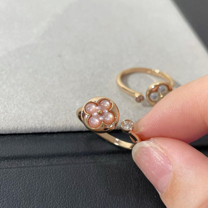 [Noble Jewelry]SUN 1 DIAMOND PINK MOP RING