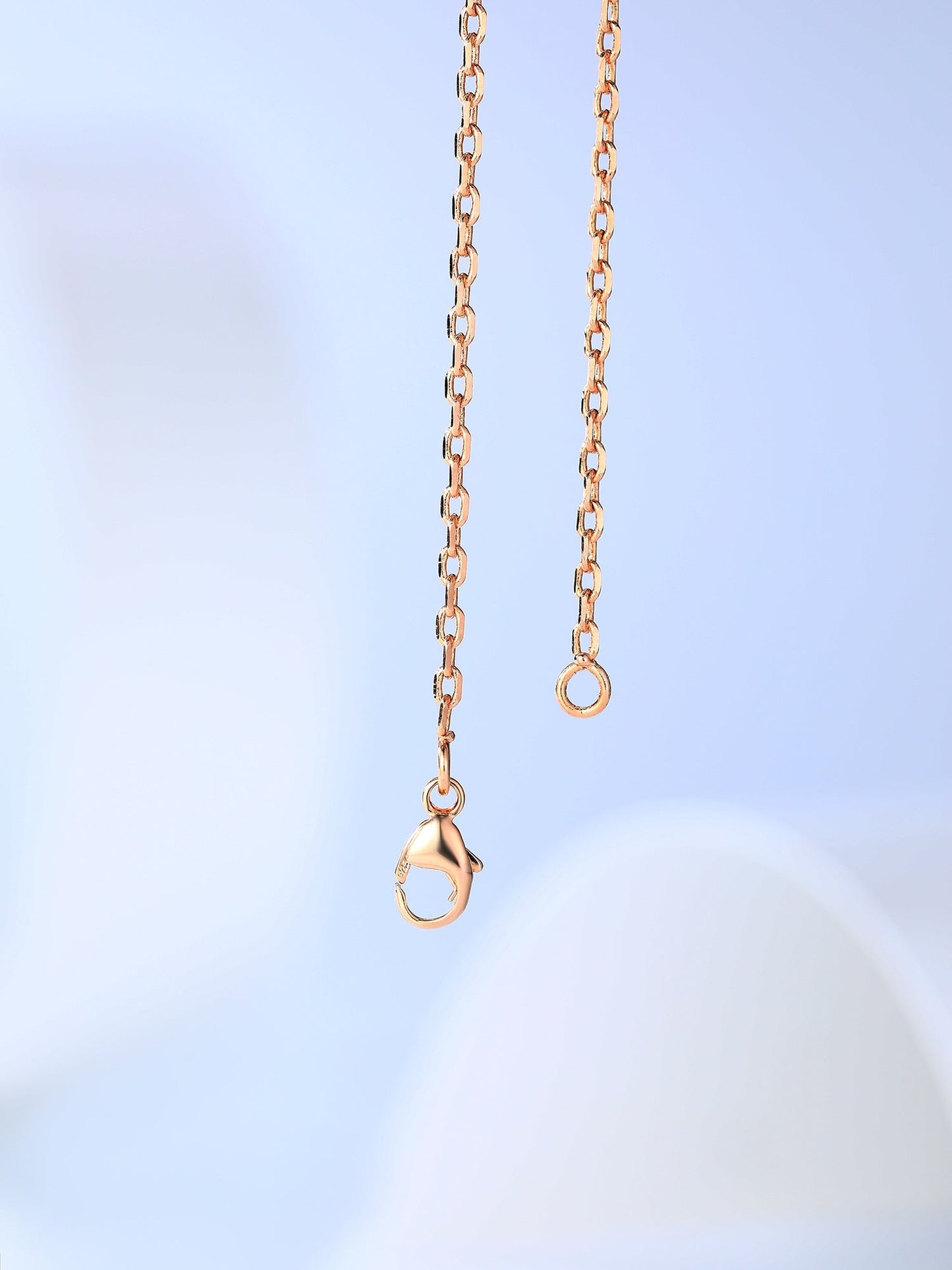 [Noble Jewelry]H CAGE PINK GOLD NECKLACE