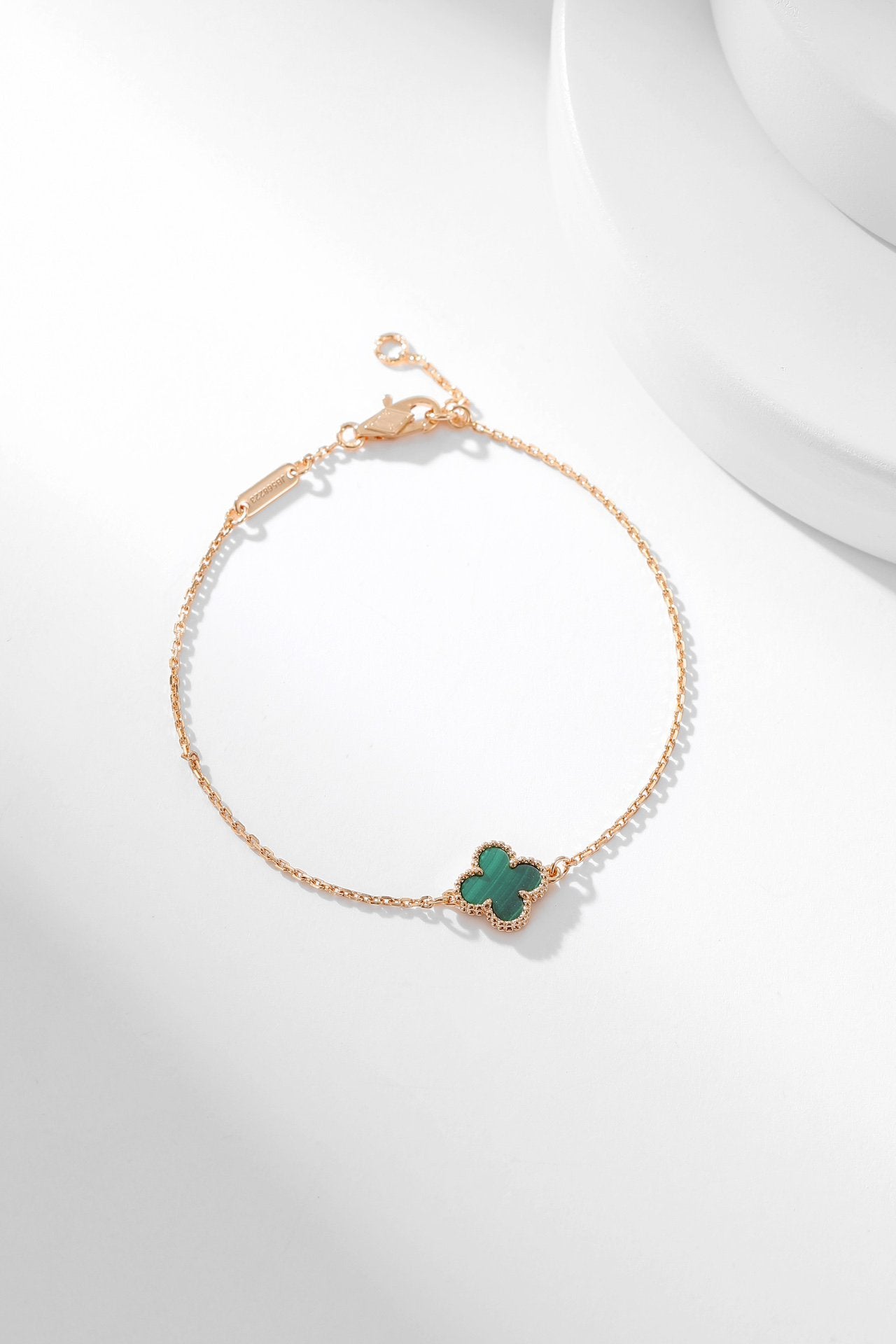 [Noble Jewelry]CLOVER BRACELET MALACHITE 1 MOTIF