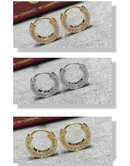 [Noble Jewelry]LOVE DIAMOND EARRINGS