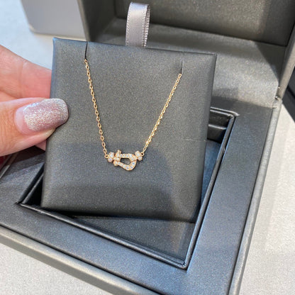 [Noble Jewelry]FORCE 10 DIAMOND PINK GOLD NECKLACE MINI MODEL