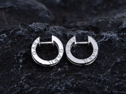 [Noble Jewelry]ZERO 1 MINI SILVER DIAMOND EARRINGS