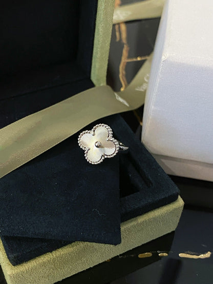 [Noble Jewelry]CLOVER SILVER RING