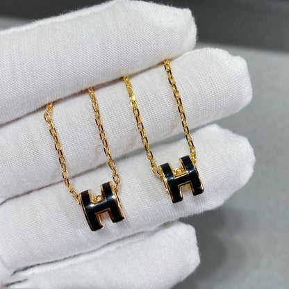 [Noble Jewelry]MINI POP H NECKLACE