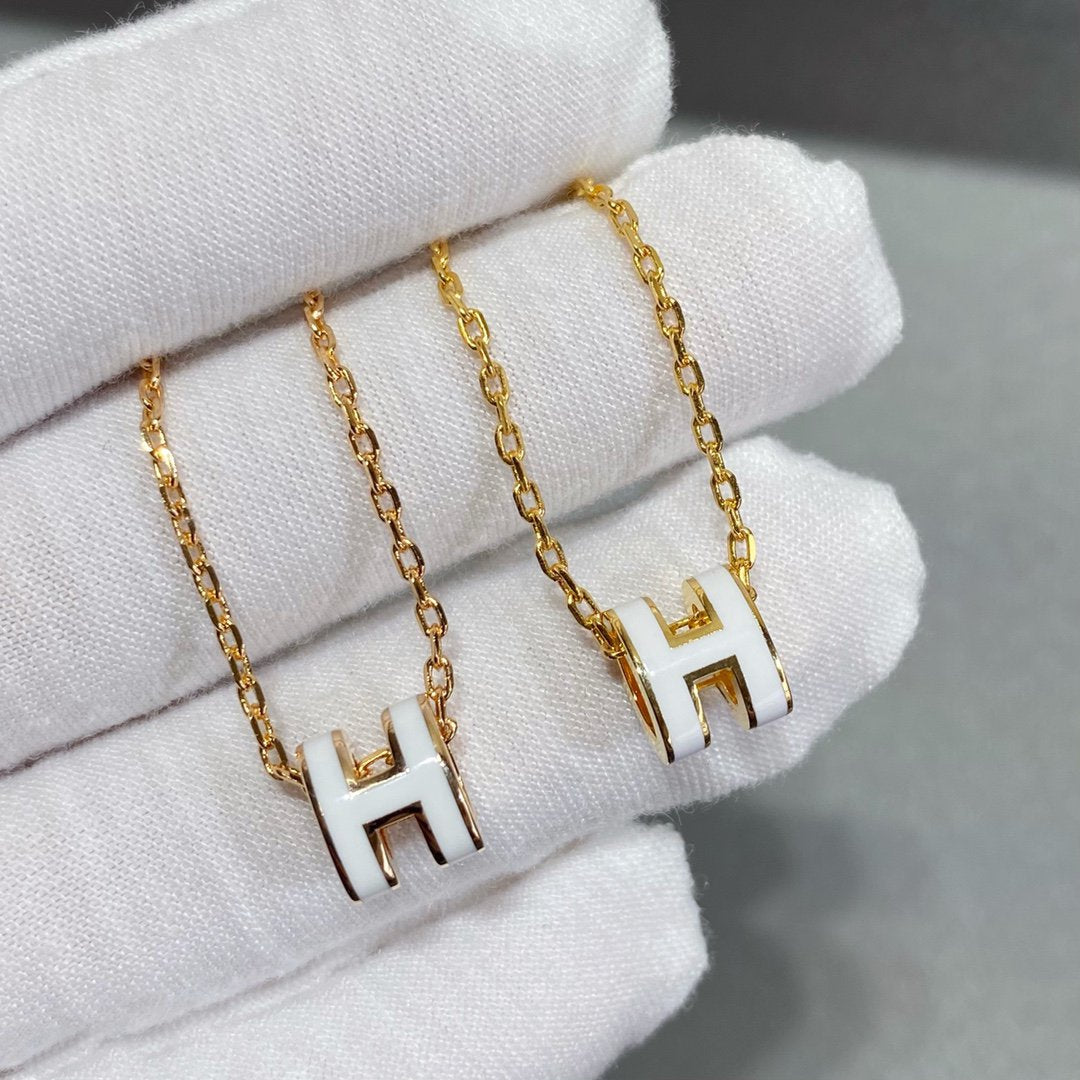 [Noble Jewelry]MINI POP H NECKLACE