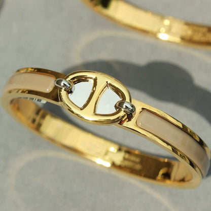 [Noble Jewelry]CLIC CHAINE GOLD BRACELET