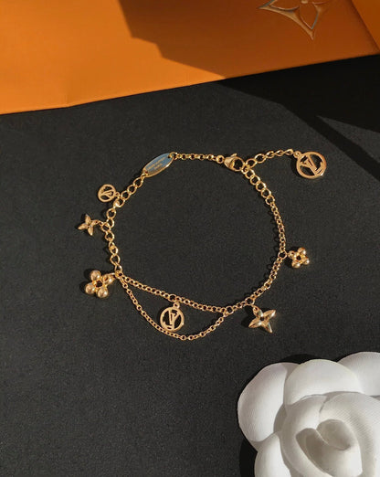 [Noble Jewelry] BLOOMING PINK GOLD MOP BRACELET