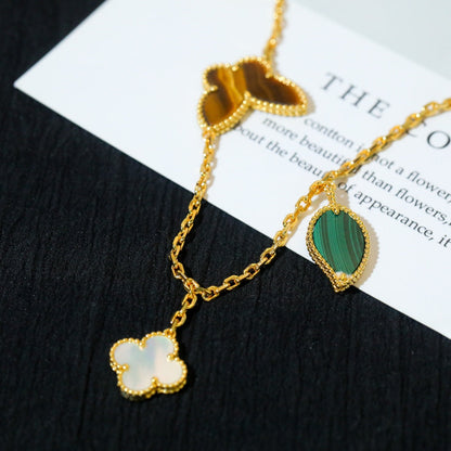 [Noble Jewelry]LUCKY SPRING 5 MOTIF GOLD BRACELET