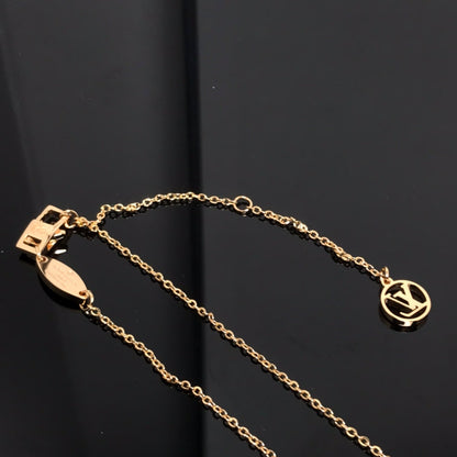 [Noble Jewelry] COLOR BLOSSOM PINK MOP SUN GOLD NECKLACE