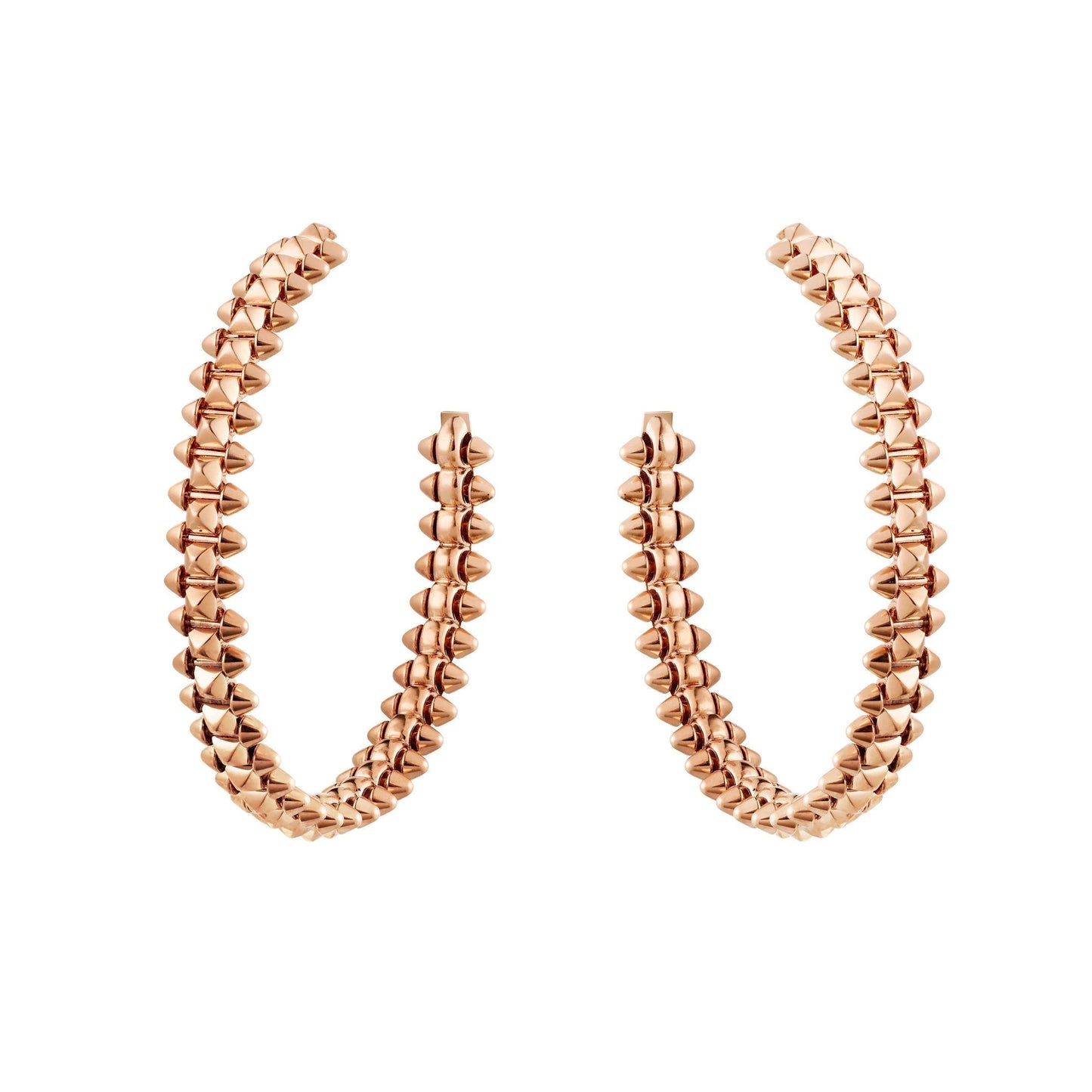 [Noble Jewelry]CLASH LARGE HOOP EARRINGS