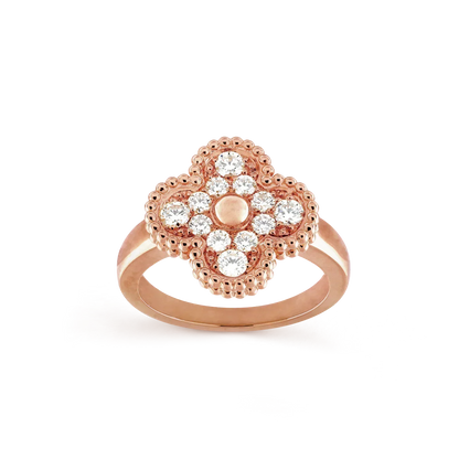 [Noble Jewelry]CLOVER DIAMOND RING