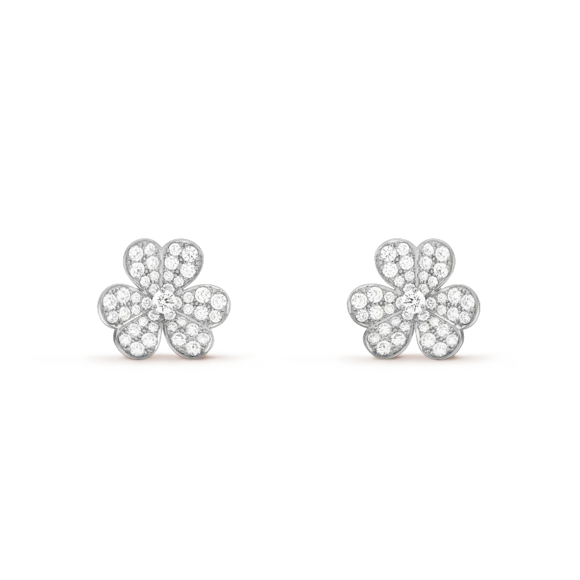 [Noble Jewelry]CLOVER COMOS DIAMOND EARRINGS SILVER