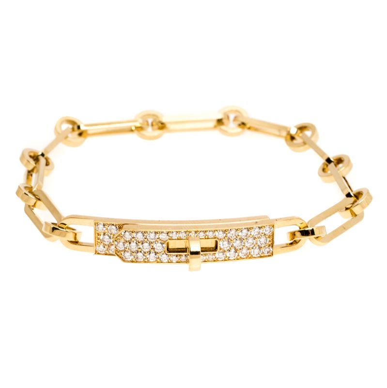 [Noble Jewelry]CHAINE BRACELET SMALL MODEL DIAMOND