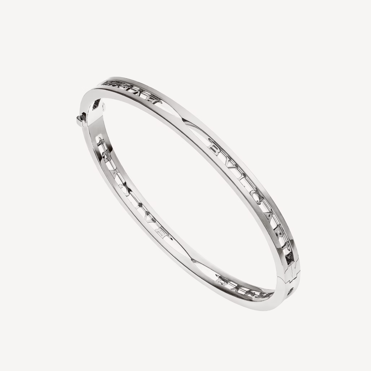 [Noble Jewelry]ZERO 1 SPIRAL LOGO SILVER BRACELET