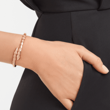 [Noble Jewelry]SERPENTI VIPER PINK GOLD BRACELET