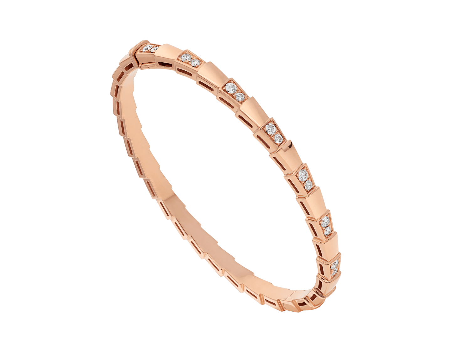 [Noble Jewelry]SERPENTI SMALL BRACELET PINK GOLD DIAMOND