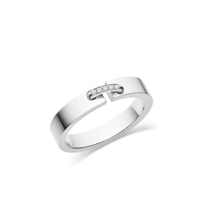 [Noble Jewelry]ALLIANCE LIENS VIDENCE DIAMOND 4MM RING