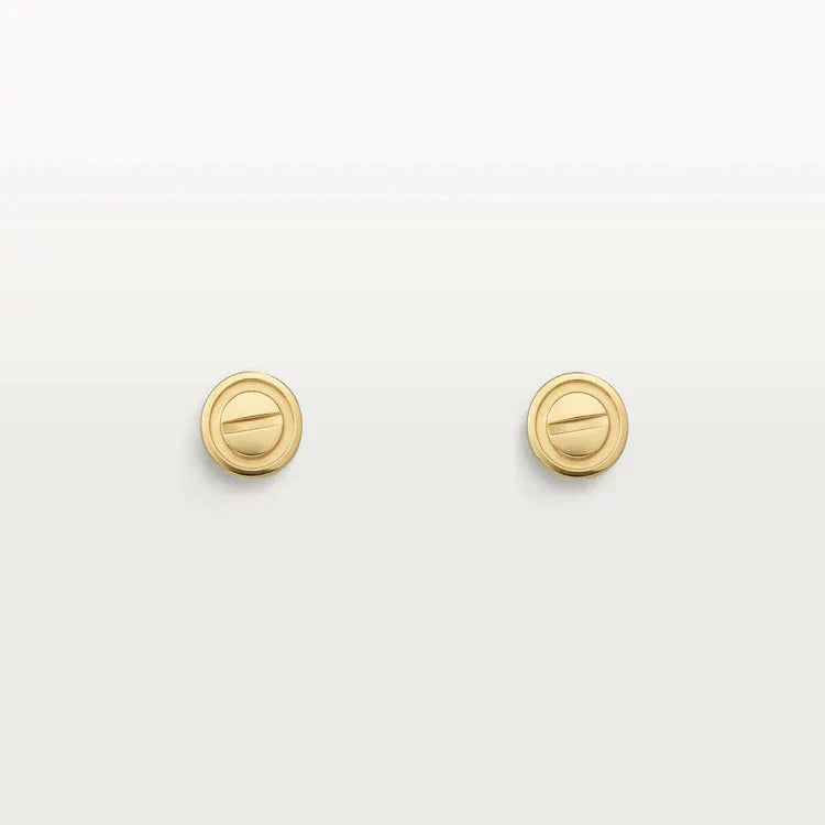 [Noble Jewelry]LOVE EARRINGS GOLD 7.2MM