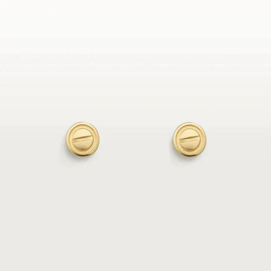 [Noble Jewelry]LOVE EARRINGS GOLD 7.2MM