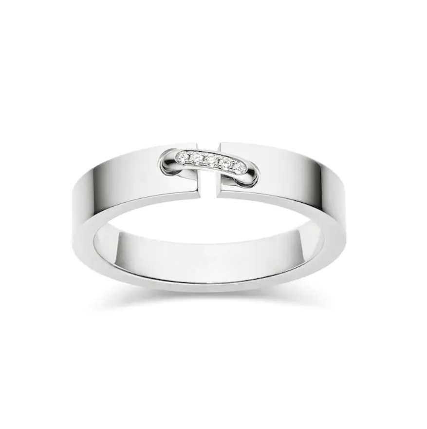 [Noble Jewelry]ALLIANCE LIENS VIDENCE DIAMOND 4MM RING