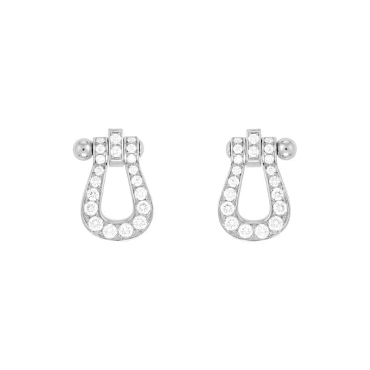 [Noble Jewelry]FORCE 10 FULL DIAMOND STUD EARRINGS MINI MODEL