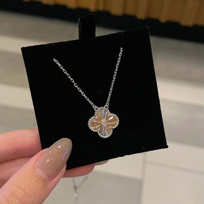 [Noble Jewelry]CLOVER 15MM DIAMOND LASER NECKLACE- CHRISTMAS 2024 SPECIAL EDITION