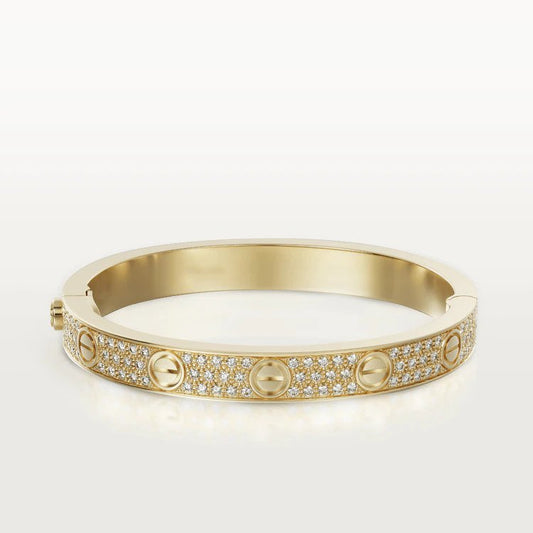 [Noble jewely]LOVE BRACELET 6.1MM DIAMOND-PAVED