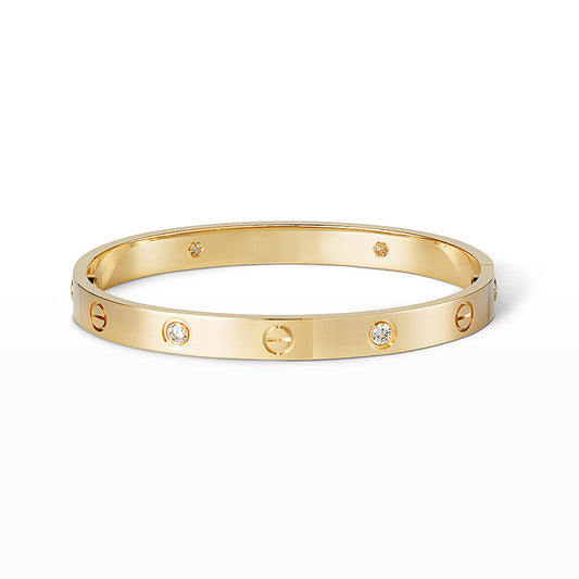 [Noble Jewelry ]LOVE BRACELET 6.1MM 4 DIAMONDS