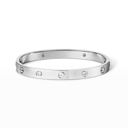 [Noble Jewelry ]LOVE BRACELET 6.1MM 4 DIAMONDS