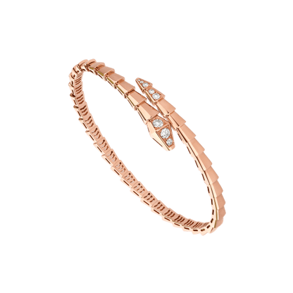 [Noble Jewelry]SERPENTI BRACELET DIAMONDS PINK GOLD