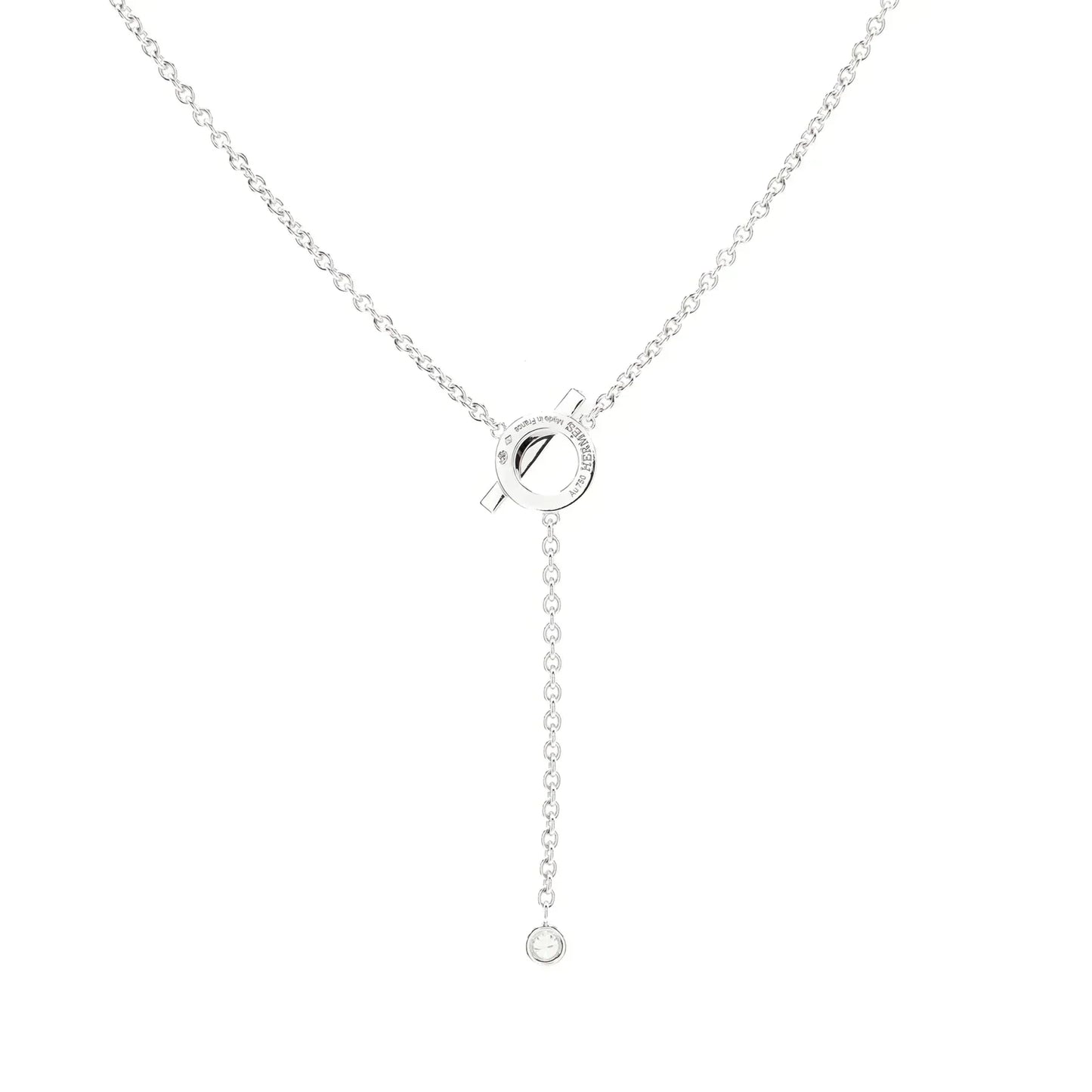 [Noble Jewelry]FINESSE SILVER DIAMOND NECKLACE