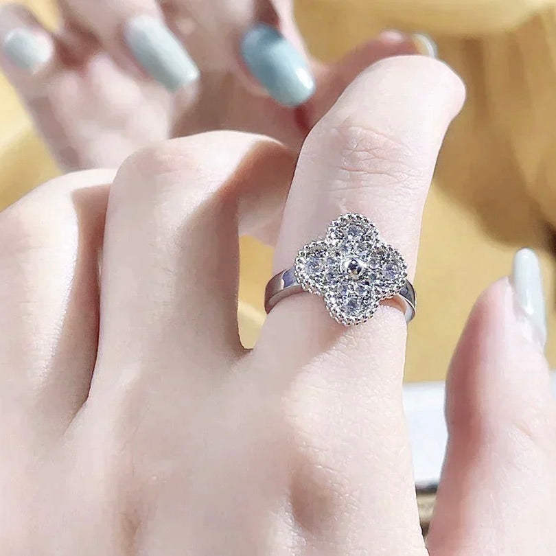 [Noble Jewelry]CLOVER DIAMOND RING