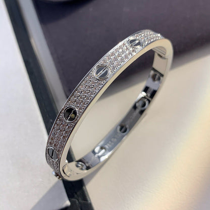 [Noble jewely]LOVE BRACELET 6.1MM DIAMOND-PAVED CERAMIC