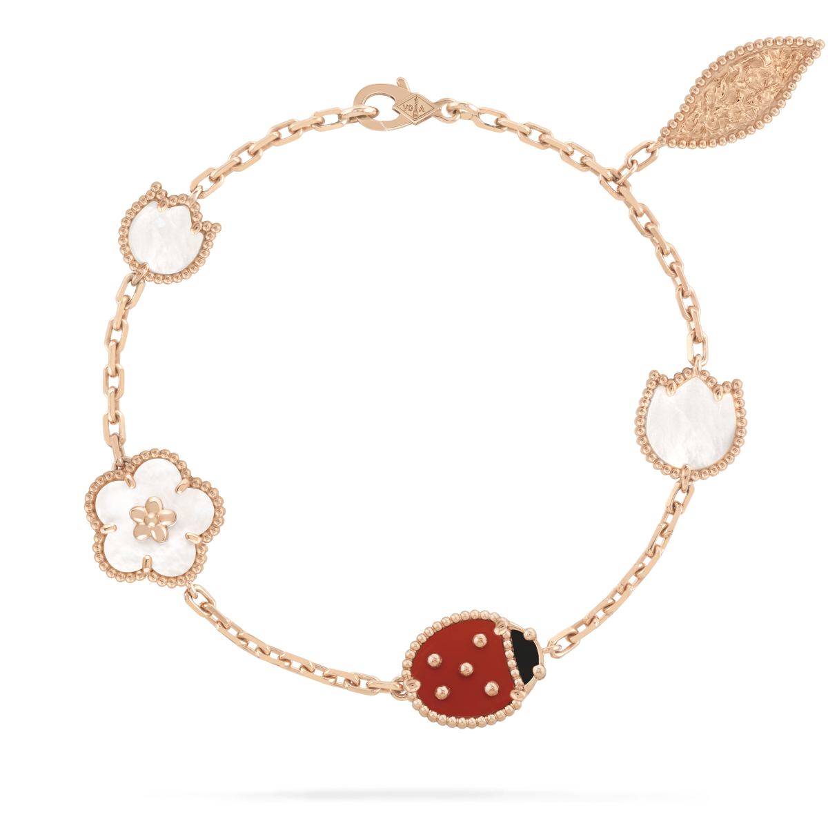 [Noble Jewelry]LUCKY SPRING 5 MOTIF BRACELET