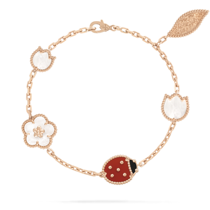 [Noble Jewelry]LUCKY SPRING 5 MOTIF BRACELET