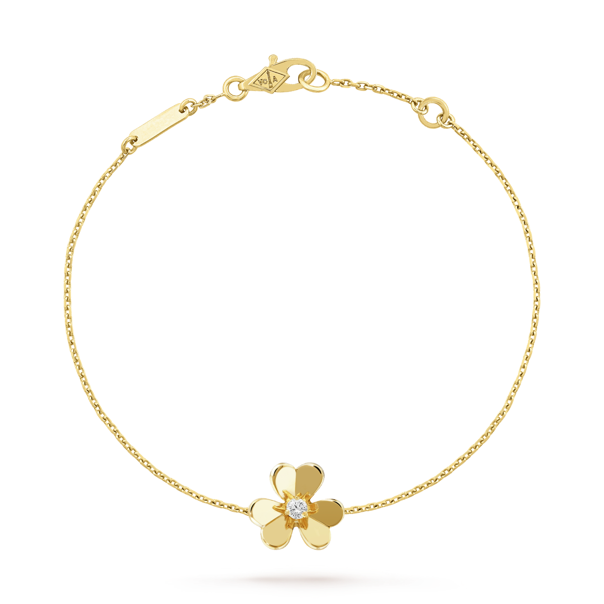 [Noble Jewelry]FRIVOLE GOLD FLOWER PINK MALACHITE BRACELET