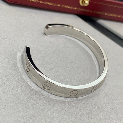 [Noble Jewelry]LOVE BRACELET 6.1MM 1 DIAMOND OPEN CUFF