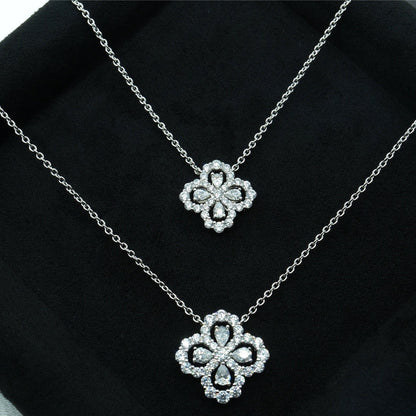 [Noble Jewelry]LOOP NECKLACE FULL MOTIF DIAMOND COMBINATION