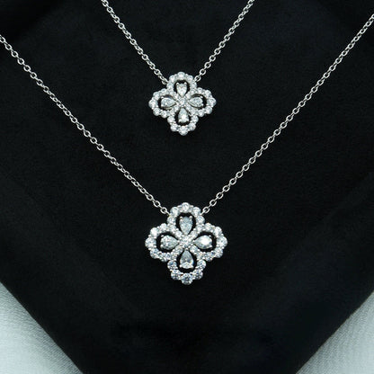 [Noble Jewelry]LOOP NECKLACE FULL MOTIF DIAMOND COMBINATION