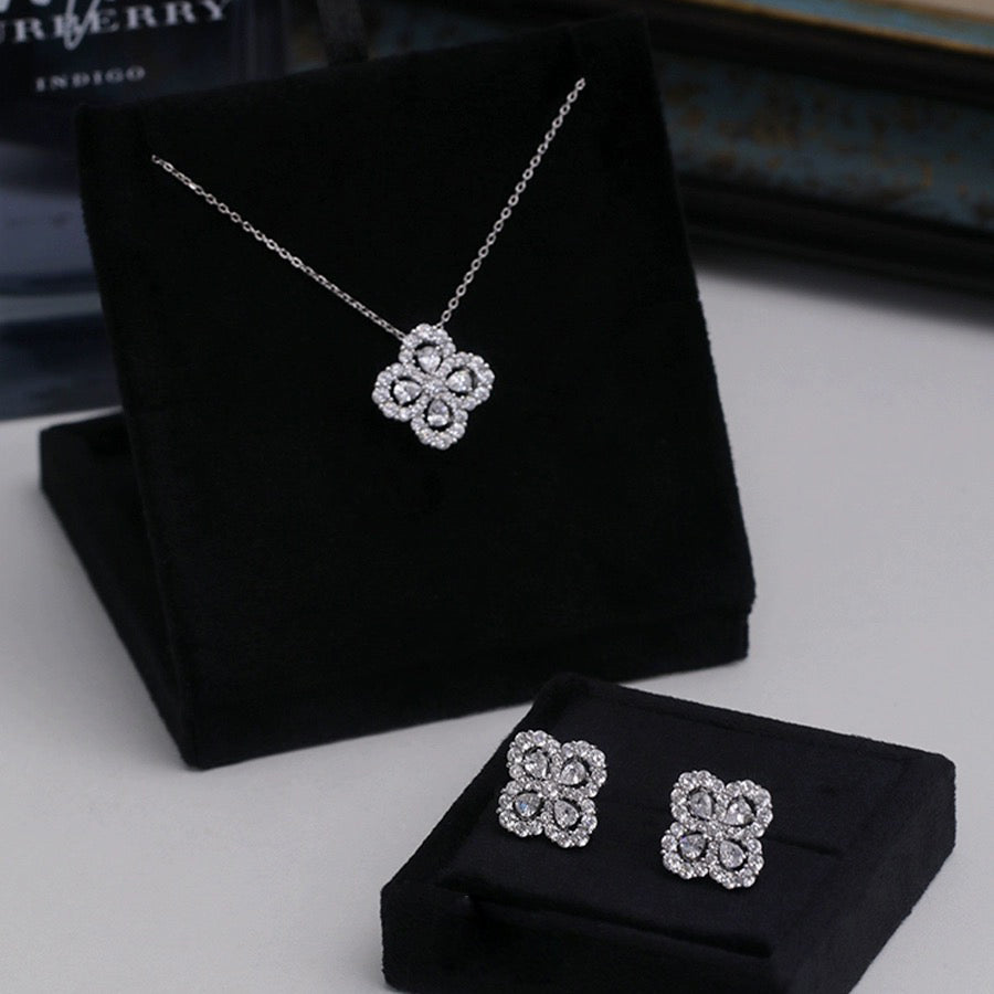 [Noble Jewelry]LOOP NECKLACE FULL MOTIF DIAMOND COMBINATION